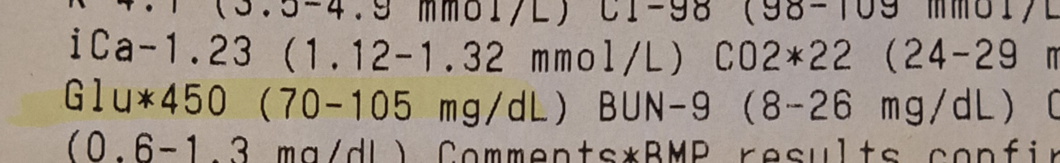 450 mg glucose